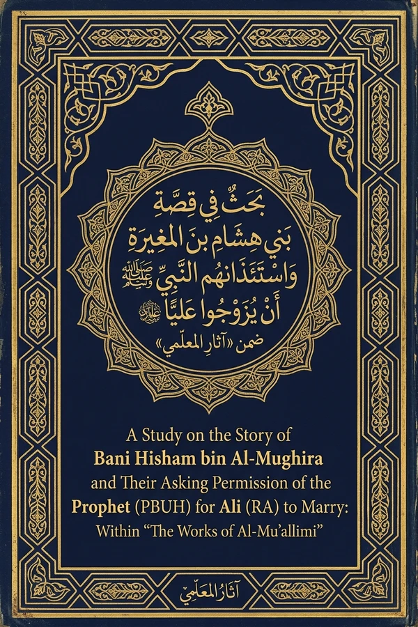 A Study on the Story of Bani Hisham bin Al-Mughira and Their Request to the Prophet ﷺ to Marry Ali ﵁ within 'Athaar Al-Mu'alami'